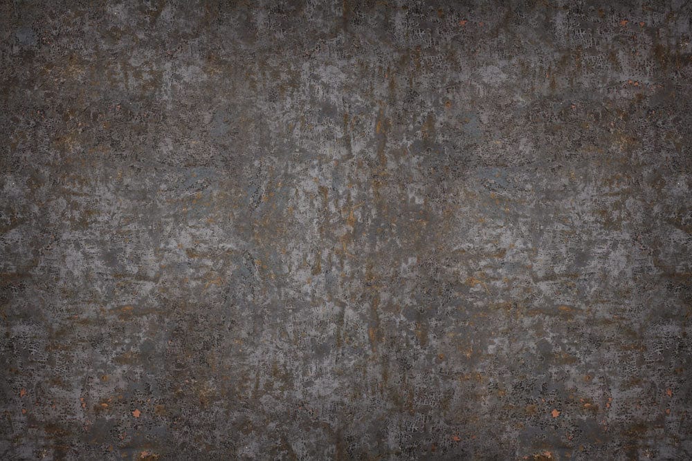 Metallic concrete wallpaper installation